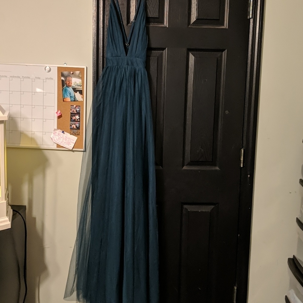 A long evening gown